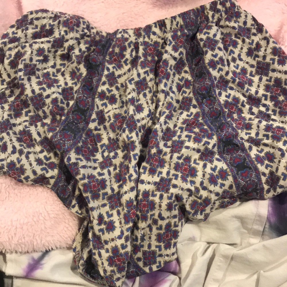 Brandy Melville Flowy tribal shorts